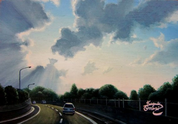 空の絵の印象を決める 雲の描き方 美術家 大森和枝 Artist Kazue Omori