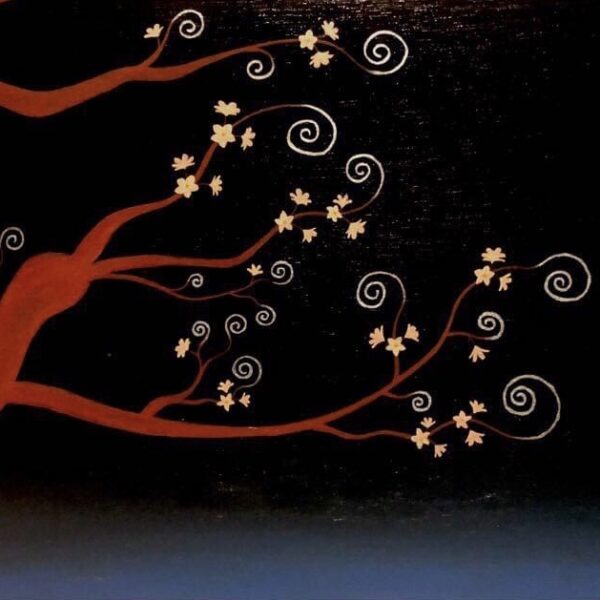 アクリル画　植物画　絵画　桜　美術　アート