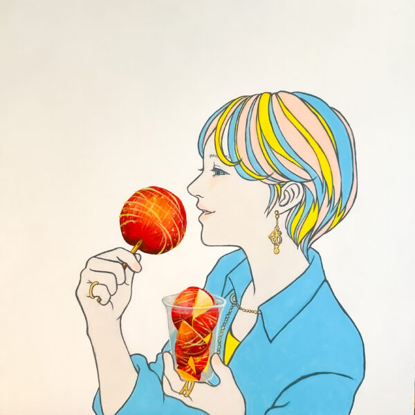 りんご飴ピスタチオフレーバー