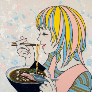 食べる女子　別府　中華そば はせ川　大森かずえ