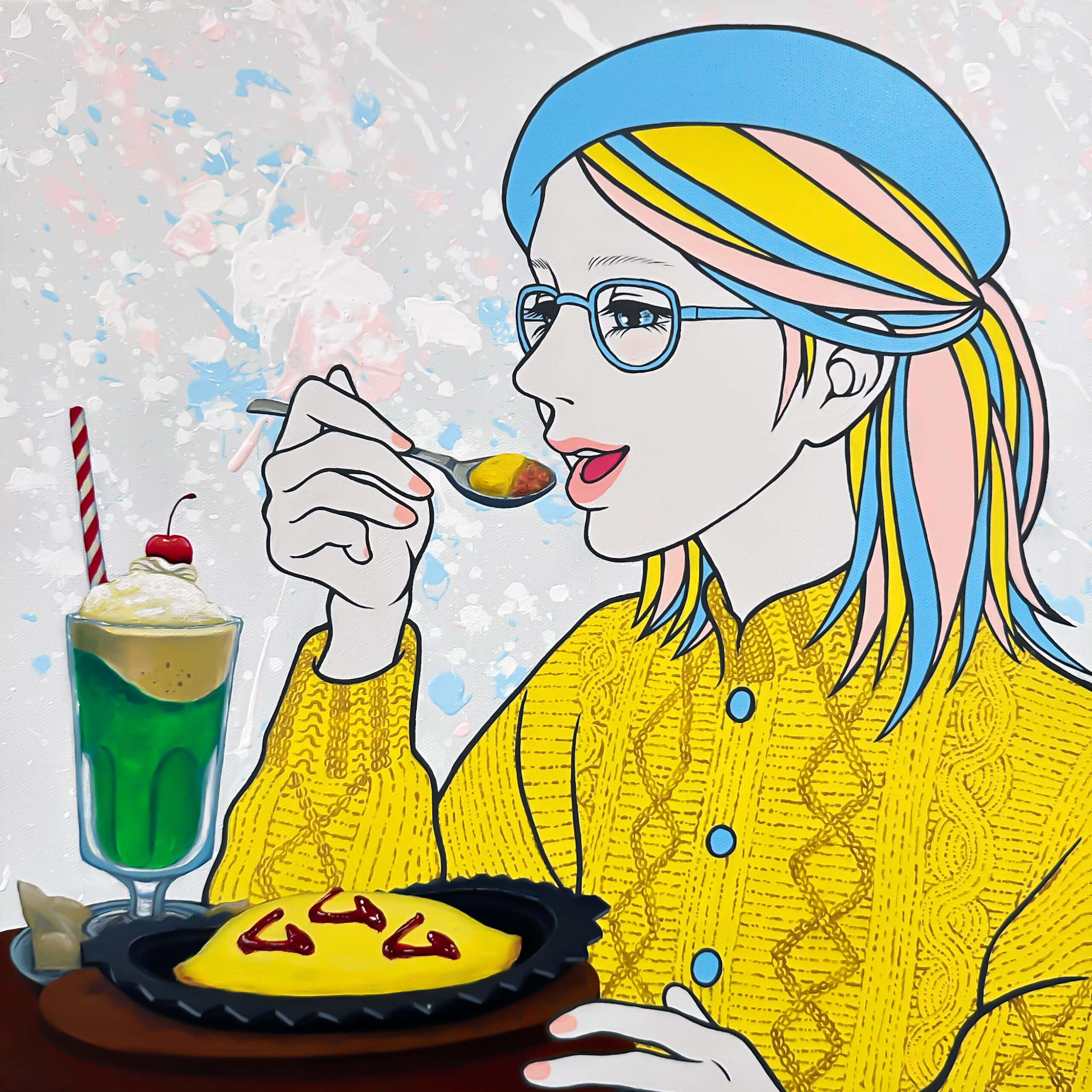 食べる女子　別府　喫茶ムムム　大森かずえ