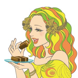 食べる女子シリーズ　レトロワショコラ　コラボ